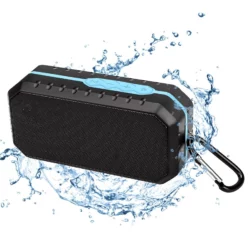 W08 Small Waterproof Mini Outdoor bluetooth Wireless Radio Retro Portable Speaker