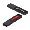 Metal USB Flash Drive with Led Logo Flat USB Memory Stick 3.0